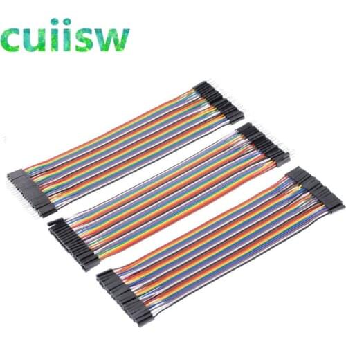Dupont line 120pcs 20cm male to male + male to female and female to female jumper wire Dupont cable for arduino