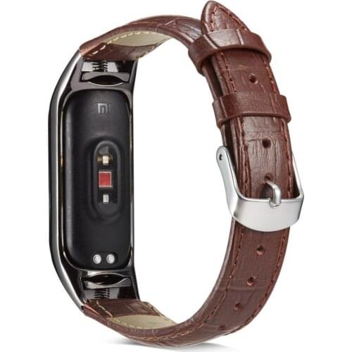 Mi Band 3 4 Wrist Strap For Xiaomi Miband 3 4 Smart Bracelet High Quality Leather Band Correa Miband 4 3 pulseira Watchstrap