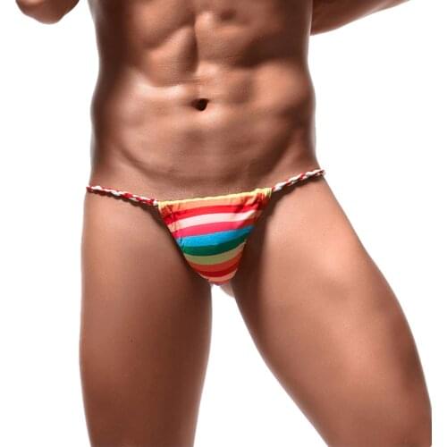 Sexy Mens Underwear Japanese Sumo Rope String Tanga Gay Jockstrap Bikini Slip Sissy Panties T-back Thong G-strings Plus Size