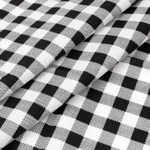 45*50cm/pc 100% Cotton Fabric Black White Geometic Pattern Fabrics DIY Baby Wear Cloth Making Bedding Quilt Decor Home Textile