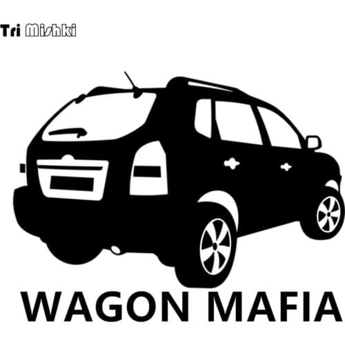 Tri Mishki HZX147 15*19.9cm 1-4 pieces car sticker wagon mafia for hyundai tucson auto car stickers