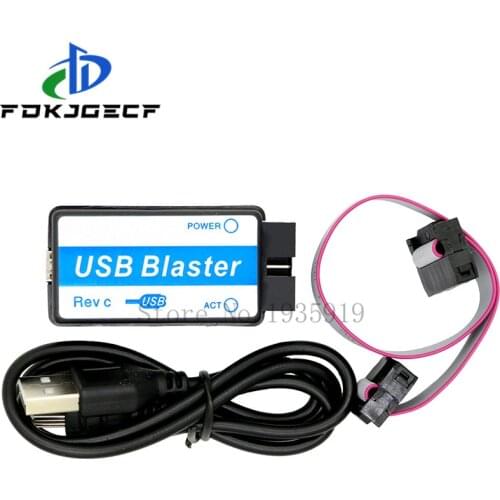 USB Blaster Mini USB Cable 10-Pin JTAG Connection Cable for CPLD FPGA NIOS JTAG Programmer Support All For ATLERA Device