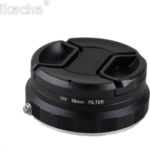 3In1 Camera Macro Lens Reverse Adapter Protection 18-55mm Lens cap+58mm UV Filter for Canon 60D 70D 600D 700D 750D 1200D 100D