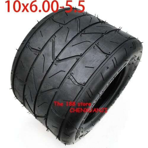10 inch wide tire 10x6.00-5.5 tire motorcycle tubeless tire vacuum road electric scooter motor inner tube