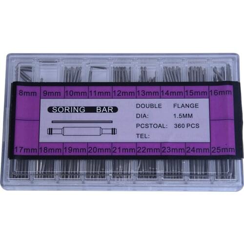 360 Pcs Watch Strap Band Spring Link Bar Pins Repair Tool Pro