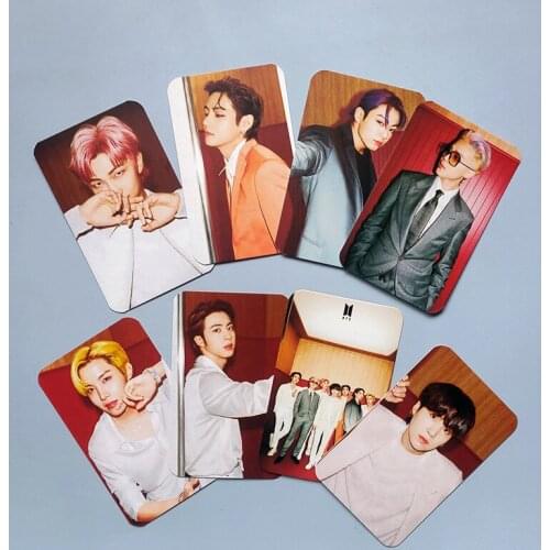 8Pcs/Set New Album Butter KPOP 2021 Bangtan Boys Small Card LOMO Card Postcard Fan Collection Gifts JK SUGA V JIN JIMIN