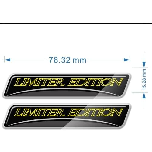 Auto Car Sticker Limited Edition Emblem Logo Badge 3D For BMW Yamaha Honda Kawasaki Suzuki Triumph Volkswagen Golf Motorcycle