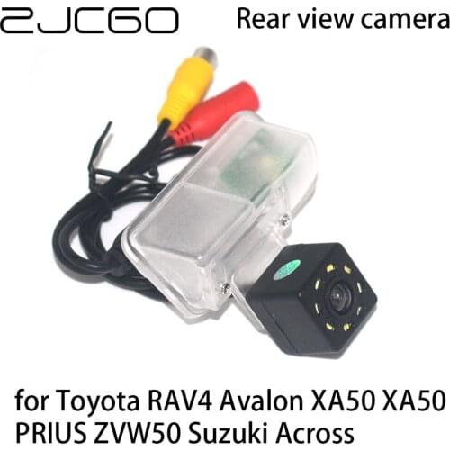 ZJCGO Car Rear View Reverse Backup Parking Reversing Camera for Toyota RAV4 Avalon XA50 XA50 PRIUS ZVW50 Suzuki Across