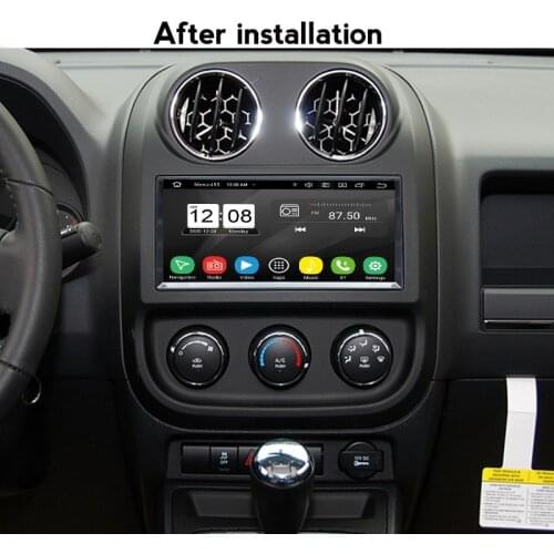 Android 11 Car Multimedia Radio For Jeep Grand Cherokee Chrysler 300C Compass Patriot Dodge Sebring GPS NavigationStereo 4G 64G