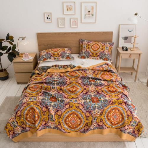 Beddowell Cotton Throws On The Sofa