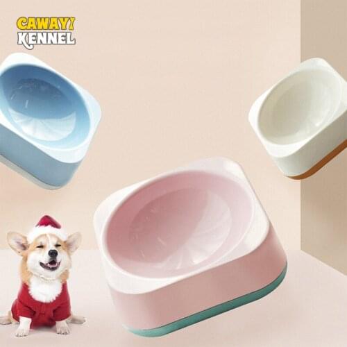CAWAYI KENNEL Dog Feeder Drinking Bowls for Dogs Cats Pet Food Bowl Comedero Perro Miska Dla Psa Gamelle Chien Chat Voerbak Hond