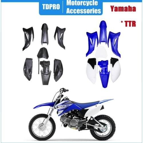 Motocycle Plastic Fairing Set Body Kit Front Rear Fender Mudguard For Yamaha TTR110 SSR170 SDG Pit Dirt Bike Off-Road