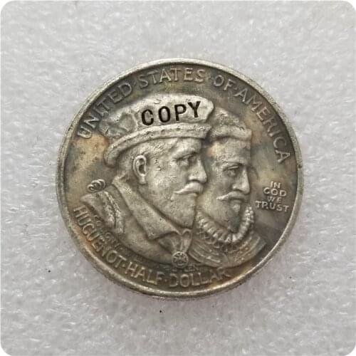 COPY REPLICA 1924 HUGUENOT COMMEMORATIVE HALF DOLLAR