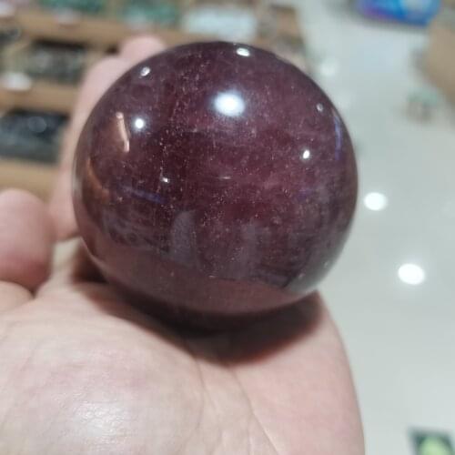 Beautiful Natural Strawberry Quartz Crystal Ball mineral crystals quartz crystal ball 70mm