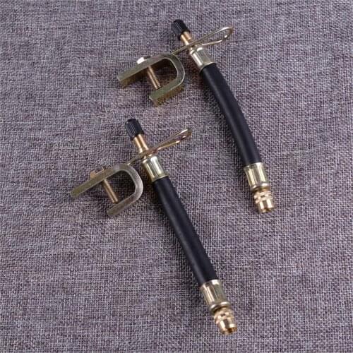 LETAOSK NEW 140mm Flexible Rubber Tyre Valve Extensions Adapter With 2 Metal Clamps Truck Bus