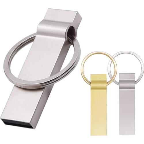 Metal USB Flash Drive 2.0 Pendrive 32GB 16GB 8GB 4GB Memory Stick Pen Drive USB Stick Cle Usb Flashdrive Custom Logo for Gifts