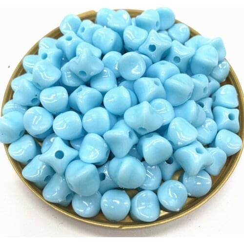 Wholesale 50pcs/lot 8mm Acrylic Beads Spacer Loose Beads For Jewelry Making DIY Bracelet Earring #QT07
