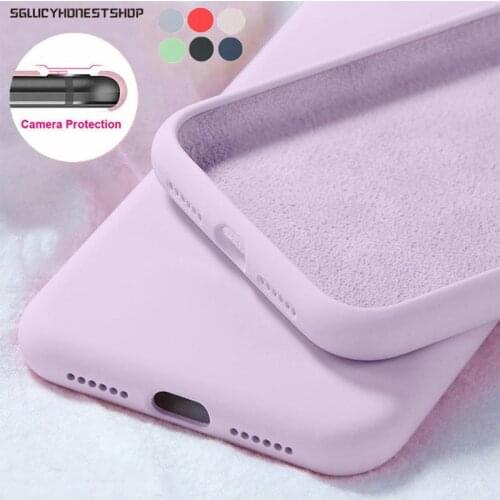 Original Liquid Silicone Soft Case For Samsung S21 S20 Ultra Plus S20 FE Note 20 Ultra S10 S8 S9 Plus A71 A70 A51 A50 A21S Coque