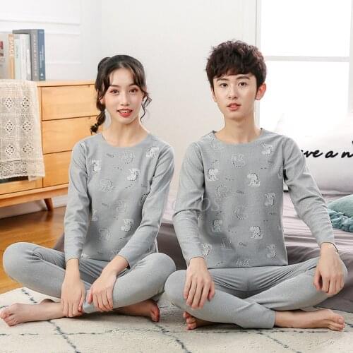 Fleece Underwear Suits for Children Pajamas Set Baby Boys Cartoon Printed Sleepwear 2021 Autumn Winter Home Clothes Kids Costume