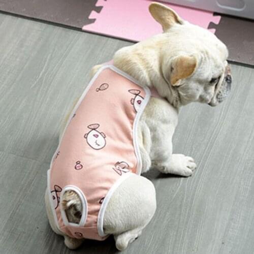 Dog Diapers Physiological Pants With Adjustable Strap Washable Female Dog Shorts Girl Dogs Pants Pets Underwear Sanitary Panties