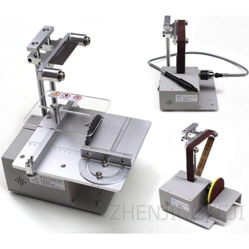 Polishing Machine Sanding Abrasive Belt Grinding Cutting Tools Drill Hole Electric Saw DIY Mini Table Saw циркулярная пила