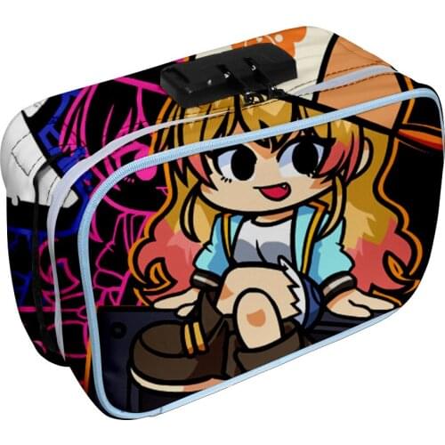 Friday night funkin New Oxford cloth 3D printing Deodorant Tobacco Bag Storage Bag Cosmetic Bag