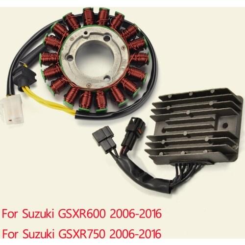 Motorcycle 12V Regulator Rectifier Stator Coil For Suzuki GSXR600 GSXR750 for GSXR 600 750 2006-2016 2015 2014 2013 2012 2011