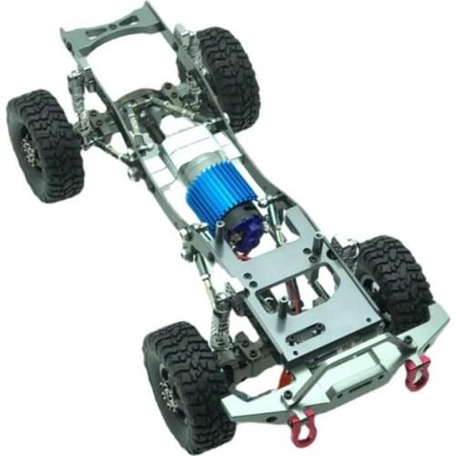 Assembled Metal Frame Chassis Axle Gearbox Pull Rod Set for WPL C14 C24 C24-1 1/16 RC Car Upgrade Parts Accessories