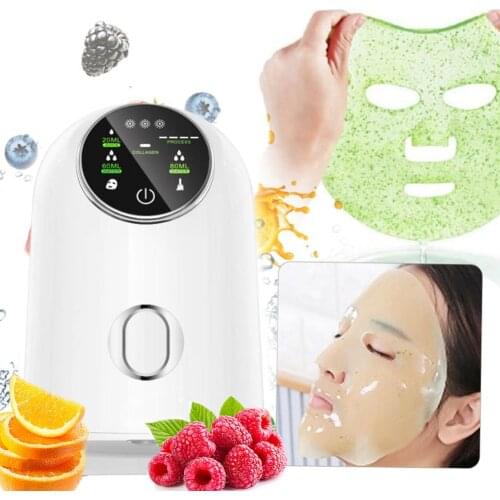 Hot Sale Auto Fruit Face Mask Maker DIY Facial Mask Machine Smart Touch Screen Face Mask Device Facial SPA Skin Care dropshippin