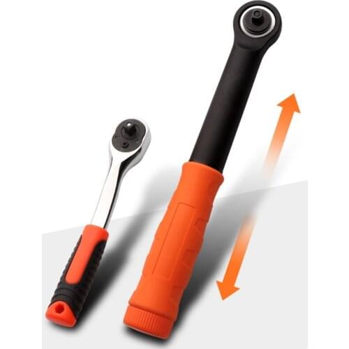 Thickened Horn Tooth Sleeve 1/4 Sleeve Specification 6/7/8/9/10/11/13mm 8-in-1 Fast Ratchet Socket Wrench Set Hand Tool M4YD