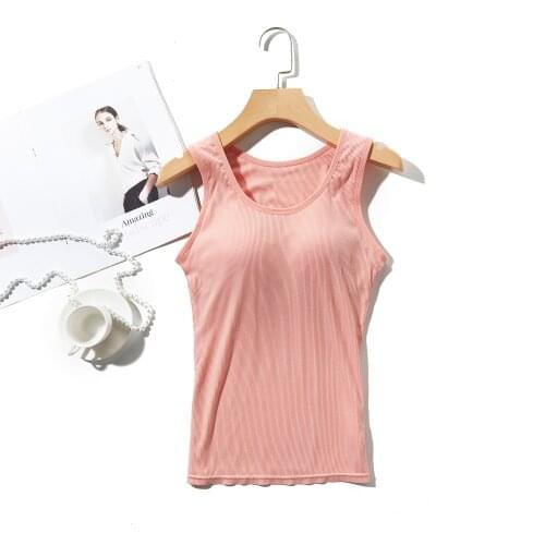 Women 2021 Summer Fashion Plus Size Bra Underwear Tops Female Sports Slim Vest Tops Ladies Solid Color Thin Tanks Tops E235