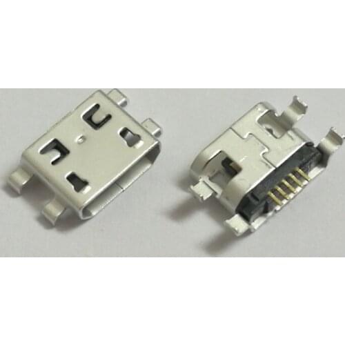 200PCS/LOT for Alcatel One Touch Idol Dual OT-6030D A E OT6030 6030 micro usb charge charging connector plug dock socket port