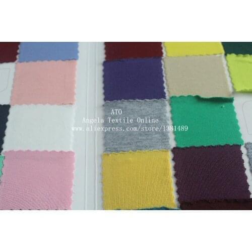 4 Ways Stretch ,Thick Cotton Jersey Fabrics patchwork T-shirst Elastic Knit Fabric , 92% cotton 8% spandex, width 175cm