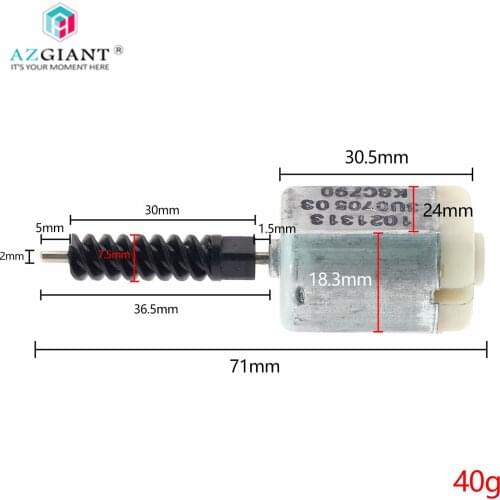 5pcs long shaft car door lock motor 1021313 fuel tank gas trunk motor 12V DC motor for SUZUKI SX4 Swift