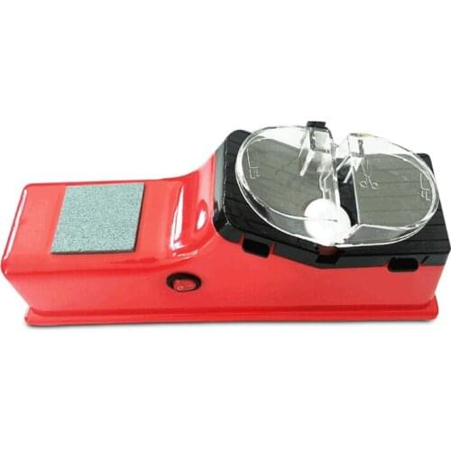 Automatic Electric Knife Sharpener Kitchen Professional USB Rotary Stone Sharpener Easy Fast Knife Scissor Sharpening