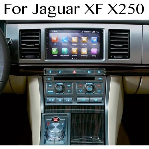 For Jaguar XF X250 2007~2015 Car Multimedia Android Screen NAVI GPS Audio Accessories CarPlay Adapter Vehicle Radio Navigation