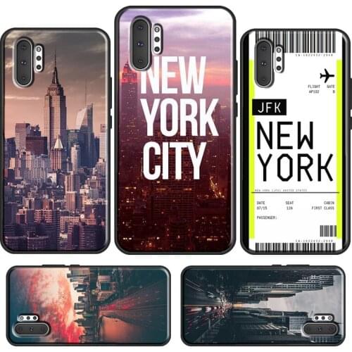 New York City Phone Case For Samsung Galaxy S21 S20 FE Note 20 Ultra S8 S9 S10 Note 10 Plus S10e Cover
