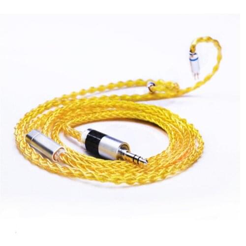 Diy earphone cable silver plated wire mmcx/0.78mm/IE80/A2DC/IM50
