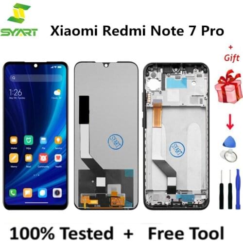 For Xiaomi Redmi Note 7 Pro LCD Display Touch Screen Digitizer Assembly Replacement For Redmi Note7 Pro 6.3" Inch LCDs Screen