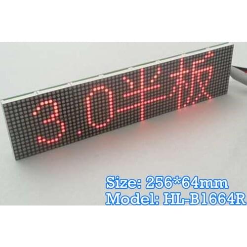 Φ3.0LED Dot Matrix Unit Board Red LED module 3.0 half board four words dot matrix screen P4 unit board