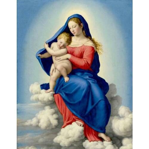 Customized Jesus Christ Christmas Gift New Year Gift oil painting on canvas 100% handpainted wall art navidad новый год