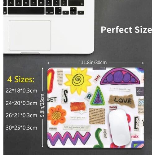 Y2k Collage Mouse Pad DIY Print Cushion Y2k Gems Bling Crystal Bratz Year 2000 Pastel Pastel Core Gemstones