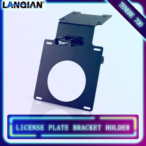 Motorcycle License Plate Bracket Holder Parts For Yamaha Tenere 700 Tenere 700 T7 Rally XTZ700 XT700Z Tenere 2019 2020 2021