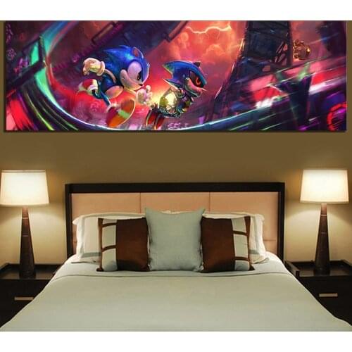 One Piece Anime Super Sonic Video Games Home Decor Posters Canvas Print Wall Art Decor Oil Paintings Decal Pictures Decoration