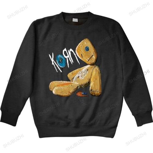 Brand hoodie homme cotton sweatshirt fashion KORN ISSUES ROCK BAND NEW BLACK