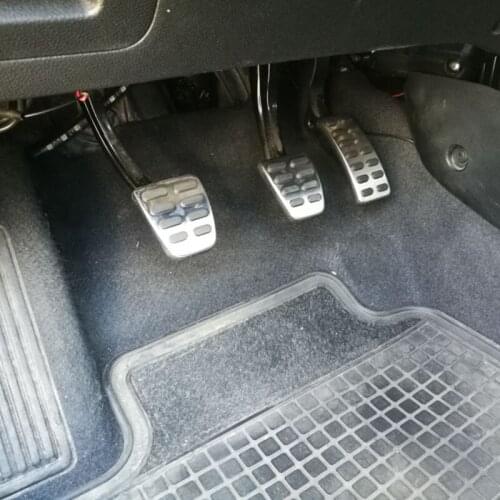 RIMIDI Stainless Steel Car Pedal Cover Pad for Hyundai Accent Solaris i20 2011-2017 MT AT Accessories Car Styling