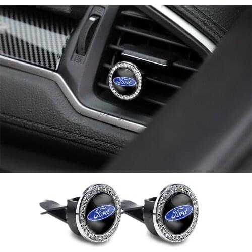 Car Air Conditioner Vent Perfume Freshener Crystal Aromatherapy Clip For Ford Fiesta Focus Ranger Mondeo S-MAX Mustang Fusion