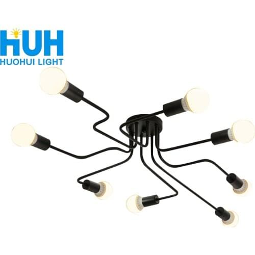 Vintage Ceiling Lights Iron Personality Ceiling Lights for Living Room Bed Room Vintage Industrial Loft Creative Ceiling Lamps