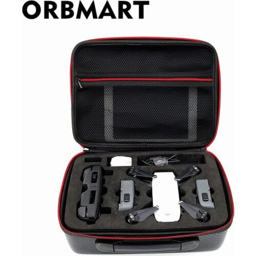 ORBMART Waterproof Portable Hard Hardshell Carry Bag Storage Case For DJI Spark Quadcopter Controller and Drone Accessories
