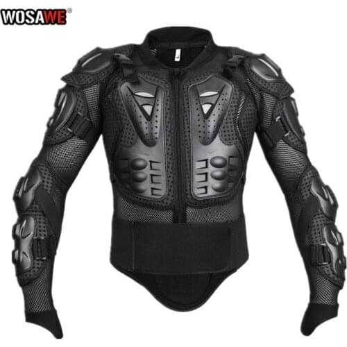 WOSAWE EVA Motorcycle Protection Motocross Body Armor Spine Chest Protective Jacket Gear Full Body Support Skiing Jackets